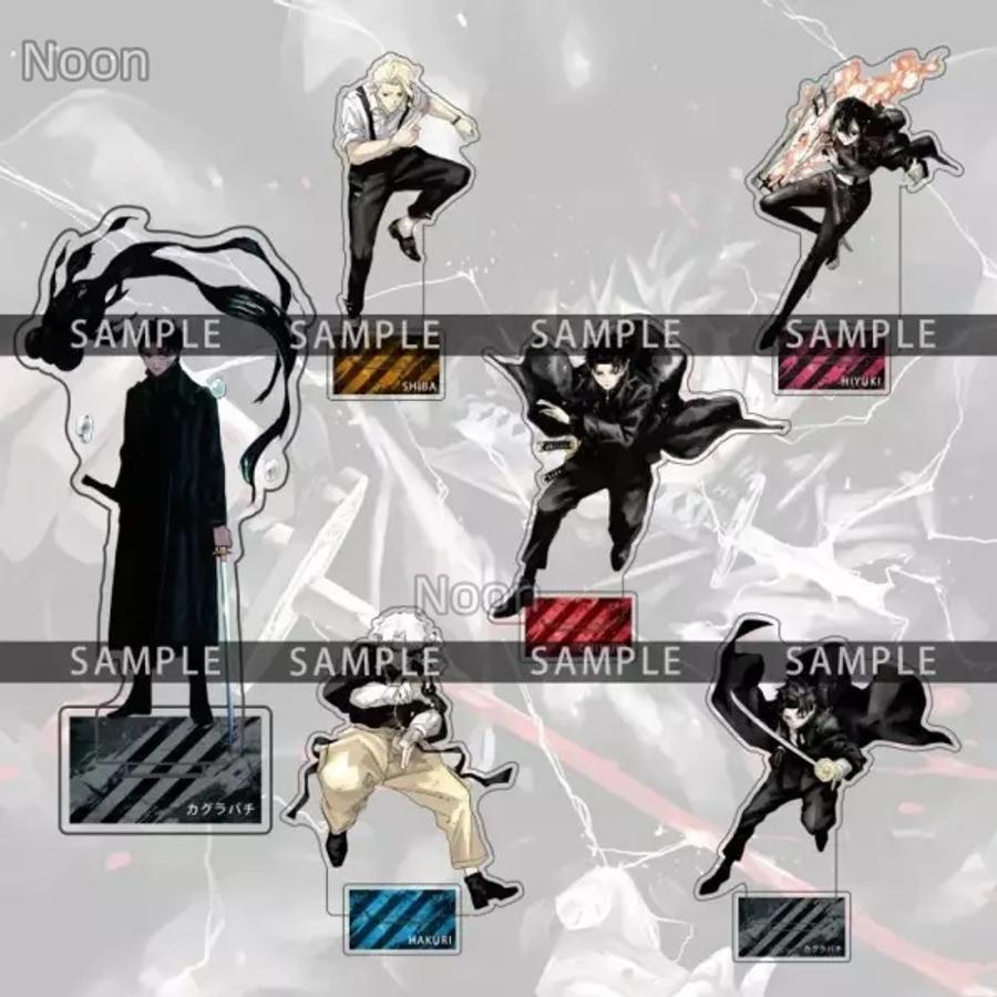 カグラバチ グッズ カグラバチ ロクヒラ チヒロ サザナミ ハクリ ハクリ アクリルスタンド フィギュア グッズ