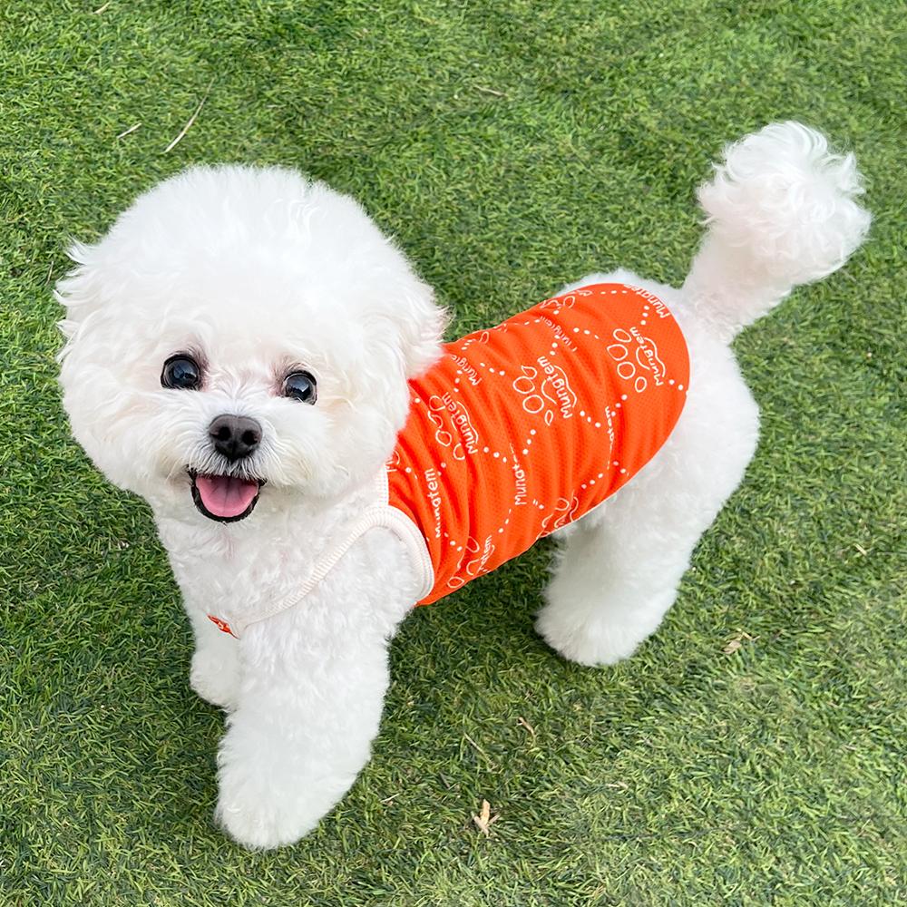 子犬用 クールタンクトップ 夏服 クールベスト クーリング クールTシャツ 虫よけ 虫除け S