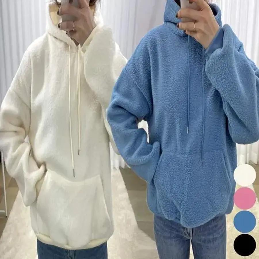 冬 フリース フーディー フリース ぽこぽこ トップス レディース