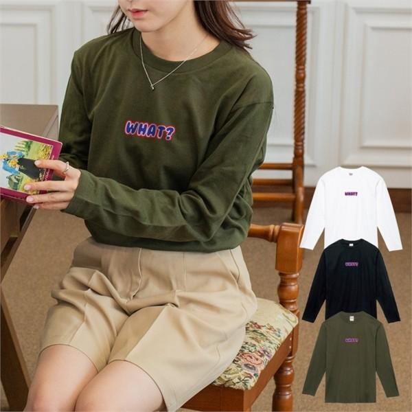 ハンブル 長袖コットンT レディース トップス コットン 長袖T 9017666