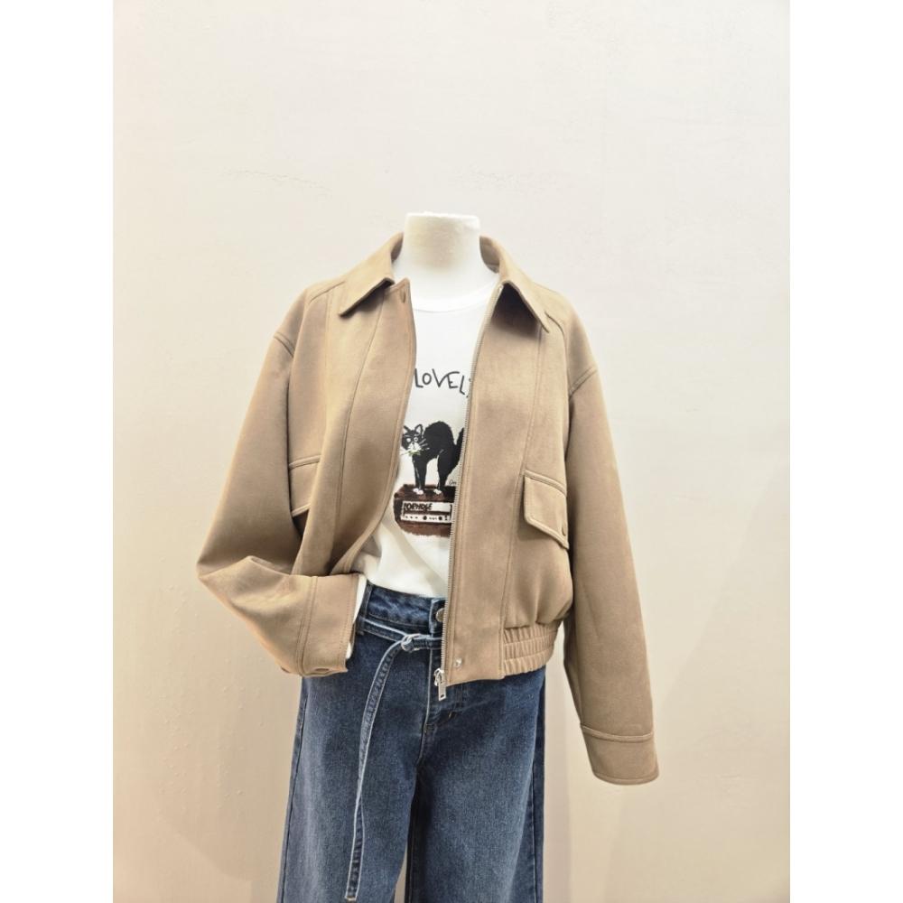 SOUP スエードジップアップ ジャケット SC2LE80