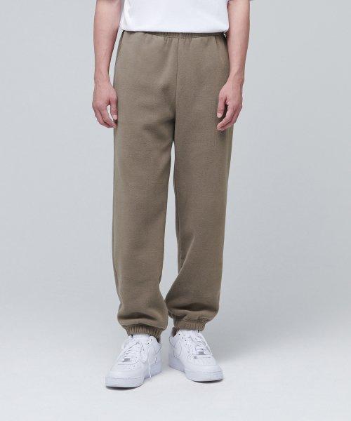MUSINSA STANDARD ポーラーフリース スウェットパンツ ダスティベージュ