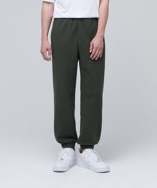 MUSINSA STANDARD ポーラーフリース スウェットパンツ ダスティカーキ