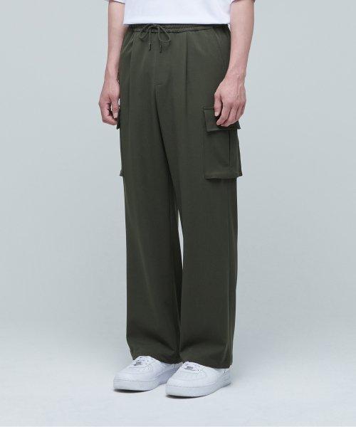 MUSINSA STANDARD ワイド バインディング カーゴスラックス ダスティカーキ