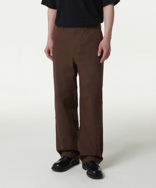 무신사스탠다드 ワイド チノパンツ バロックブラウン