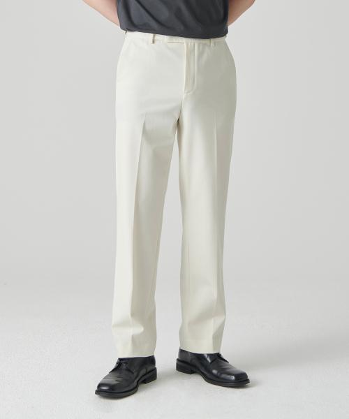 무신사스탠다드 ストレート ヒドゥンバンディング スラックス クリーム