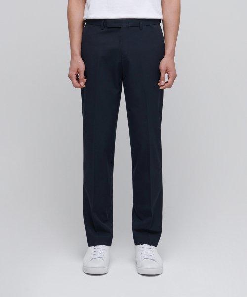 무신사스탠다드 Tapered Hidden Banding Boo Slacks Navy