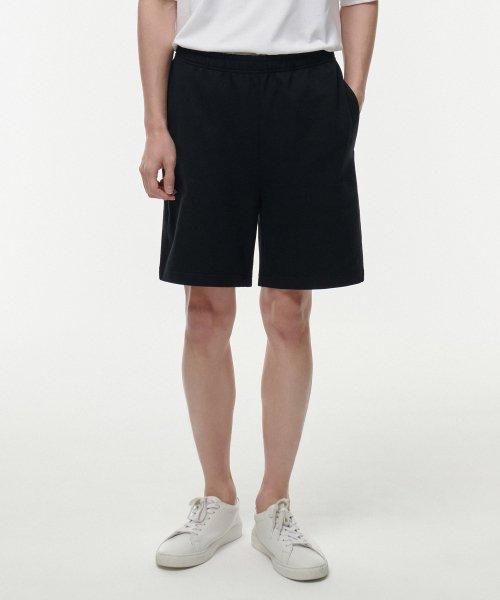 무신사스탠다드 スウェットショーツ ブラック