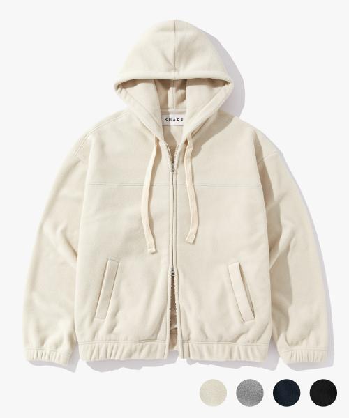 [수아레] 플리스 오버 후드 집업 - 4 COLOR SBDAWLJK050