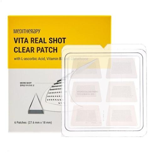メディテラピー ビタ リアルショット クリアパッチ 6枚, 2個