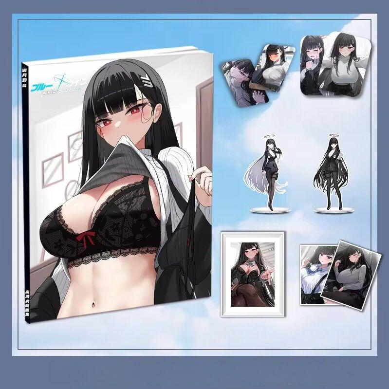 ブルーアーカイブ 츠カサキリオ スタンドセット ポストカード プレゼント フレーム アクリル 画報集