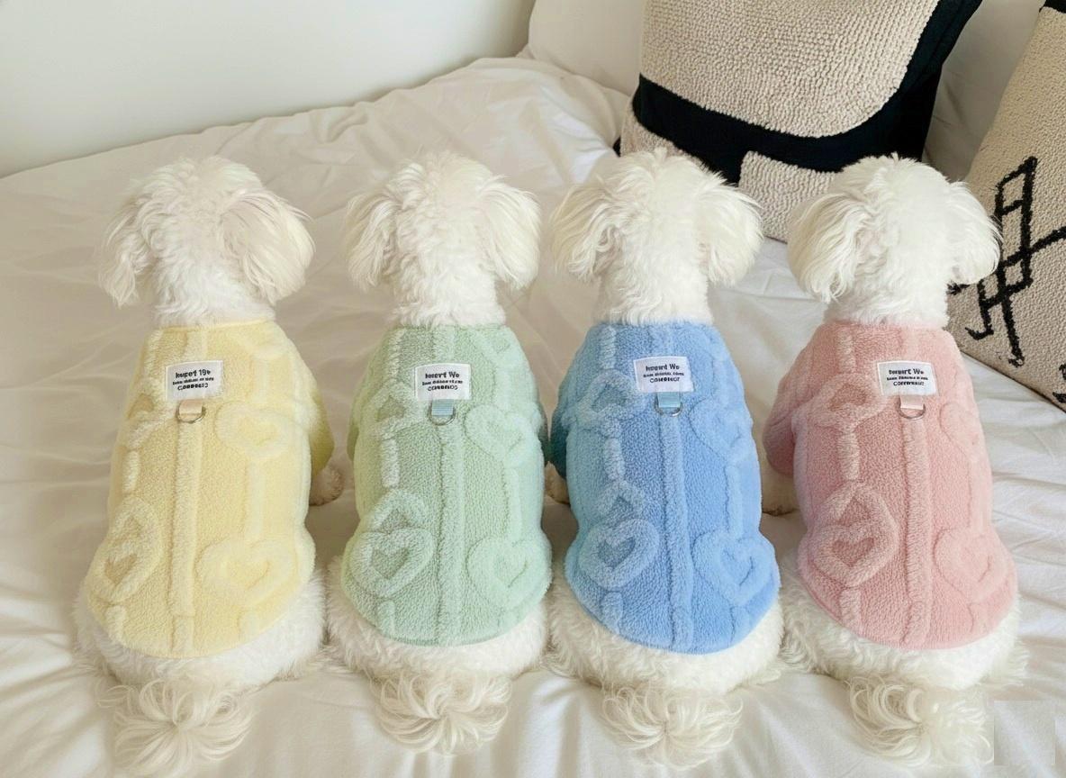 犬服 老犬 保温 ボアフリー 睡眠ベスト 室内着 ホームウェア 散歩着