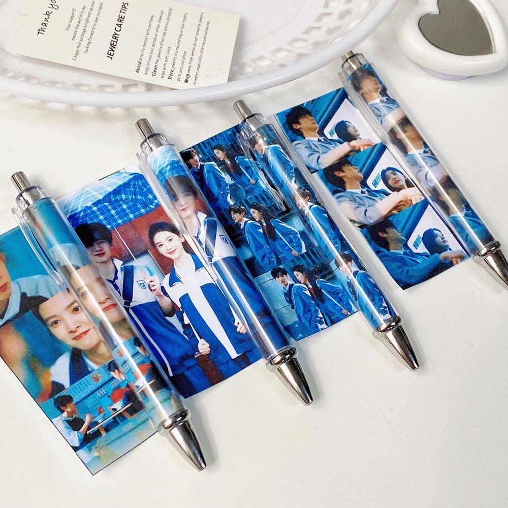 난홍 中드 백경정 장약남 キャラクターグッズ プッシュペン ブックマーク ボールペン 4点セット