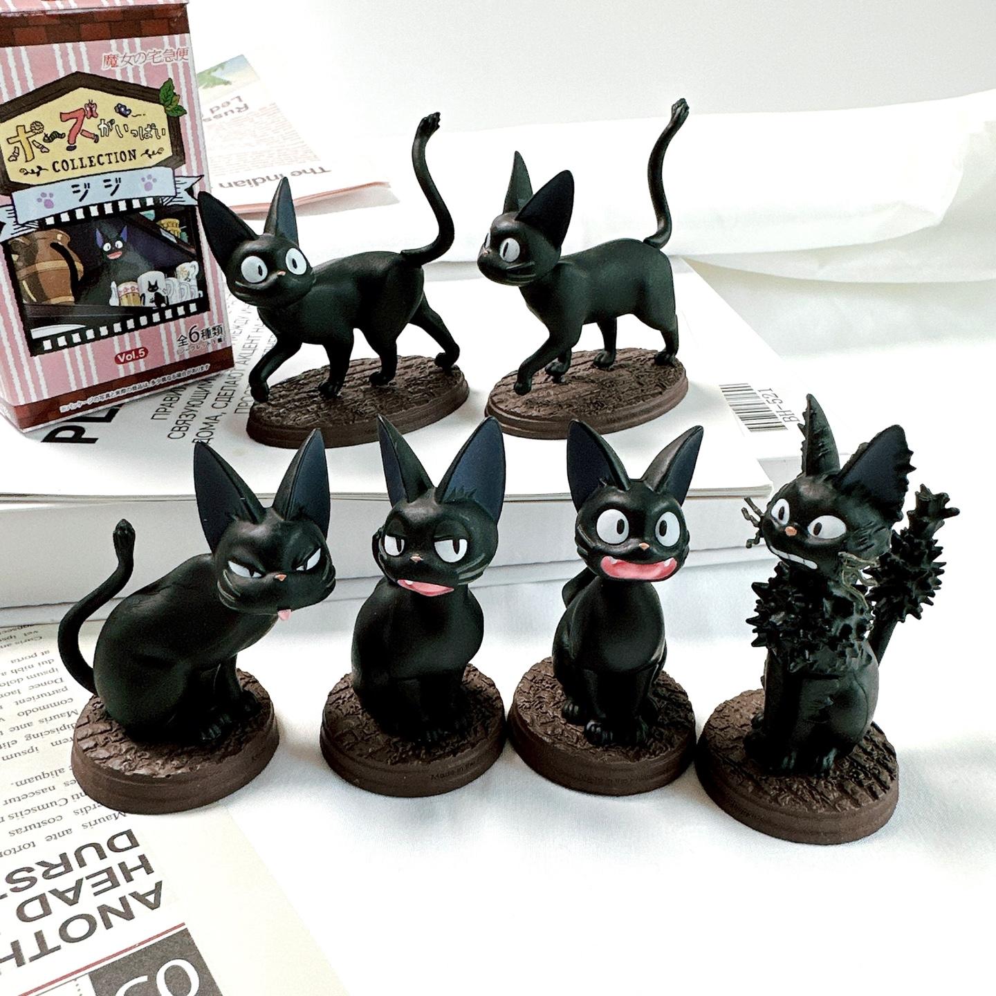 지브리 스튜디오 마녀배달부키키 고양이 지지 랜덤박스 피규어