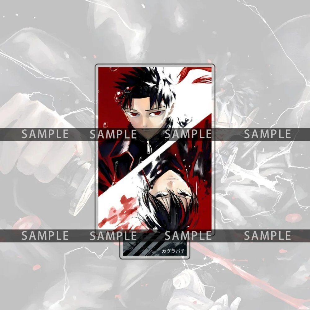 カグラバチ グッズ カグラバチ 六平千尋 漣白銀 白銀 アクリルスタンド フィギュア グッズ 19