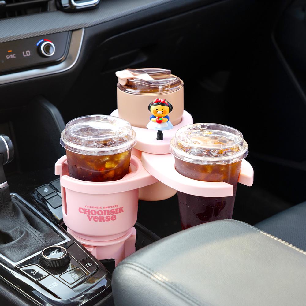 Kakao Friends 3段 マルチ 車用カップホルダー