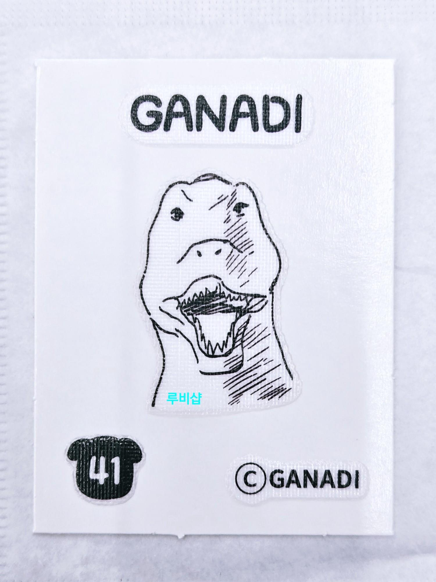 ガナディ 띠부씰 41 ステッカー シール