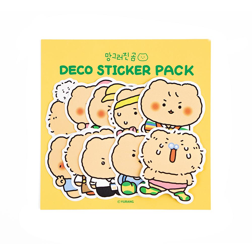 망그러진 곰 デコステッカーパック マンゴムイのクローゼット