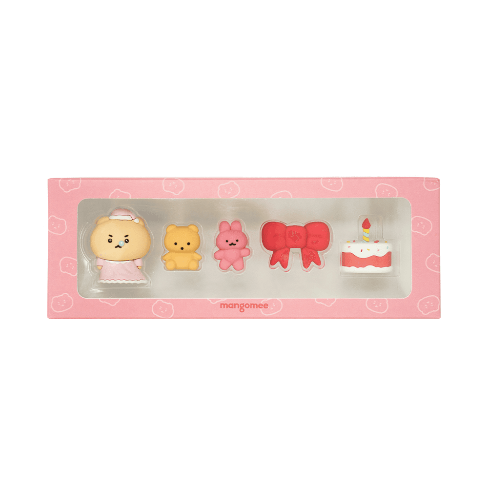 망그러진 곰 フィギュアチャームセット ピンク
