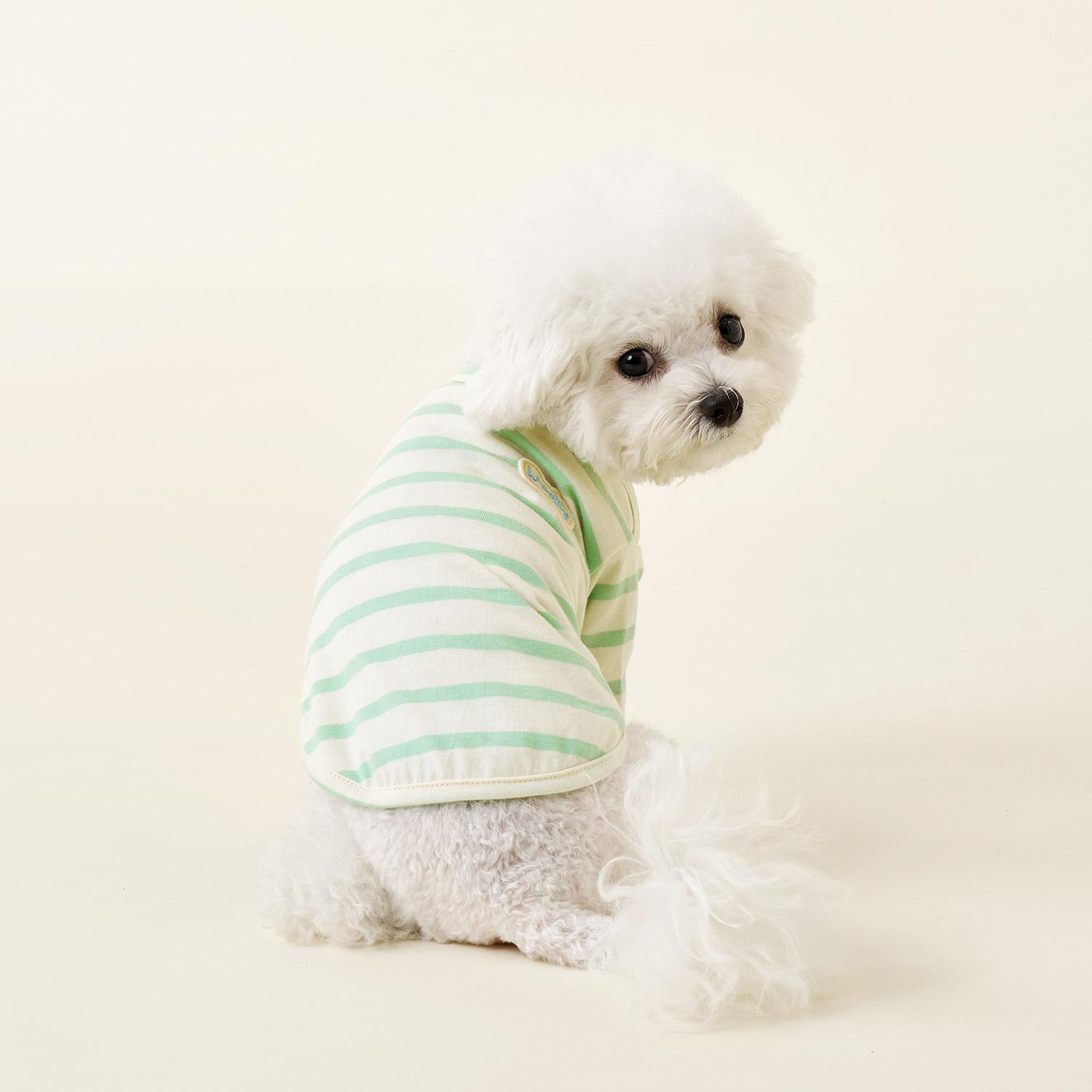 울리 강아지봄옷 파스텔 세인트 스냅단추 티셔츠 고양이 강아지 옷