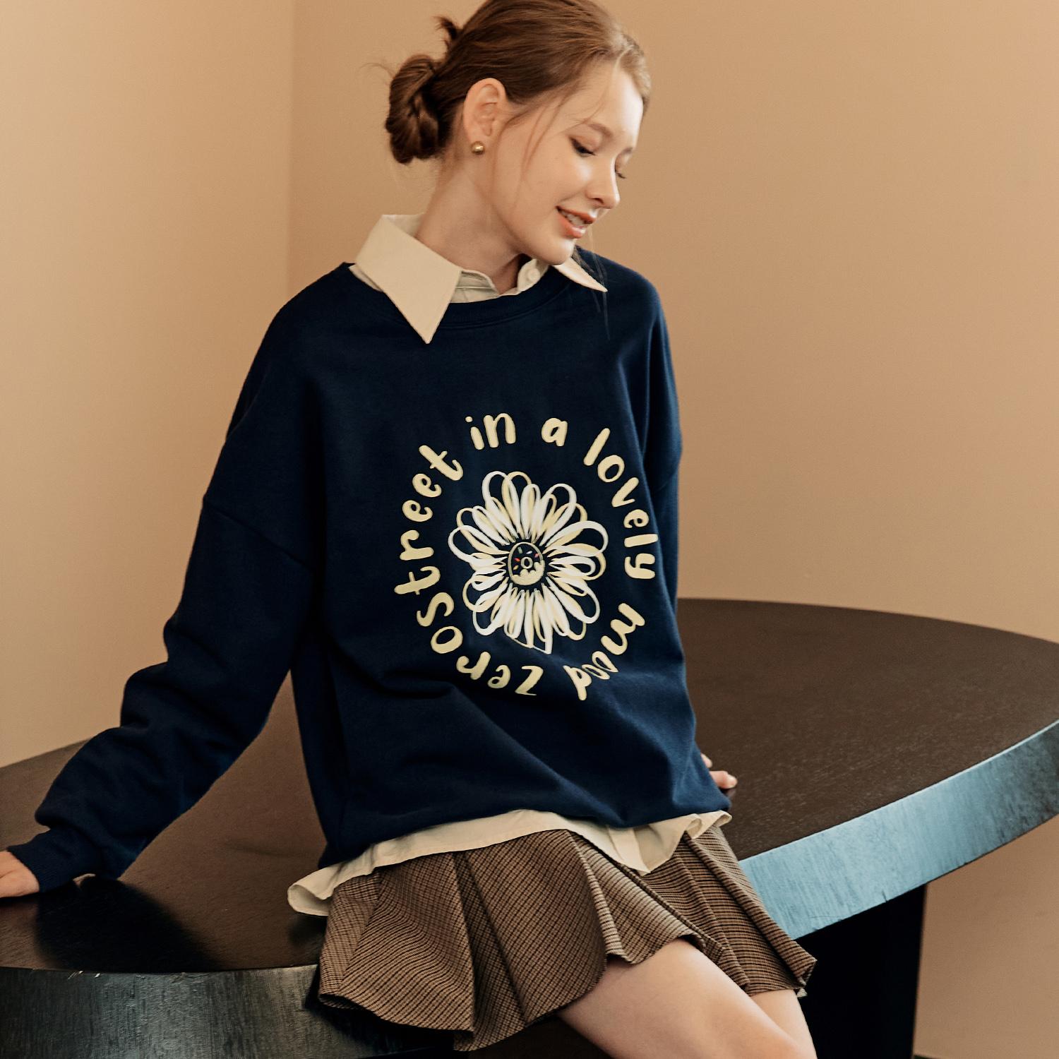 Zero Street フラワードーナツ スウェット