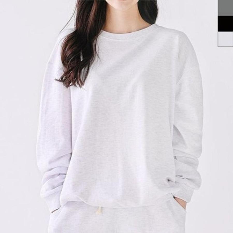 レディース 無地コットン スウェット、レディーストップス、Tシャツ