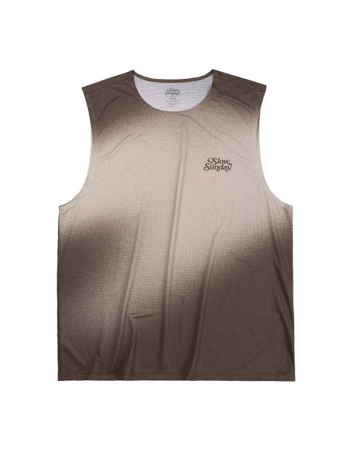 [SLOW SUNDAY] ランニング ノースリーブ タンクトップ ディ ブラウン シュガー 25SS-08