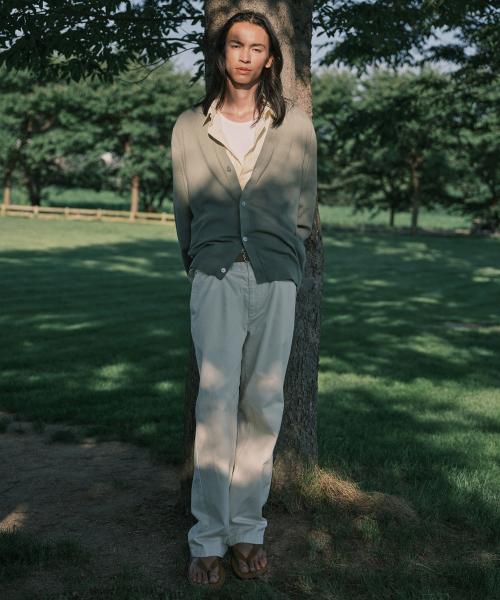 MUSINSA STANDARD Wide Chino Pants Cream