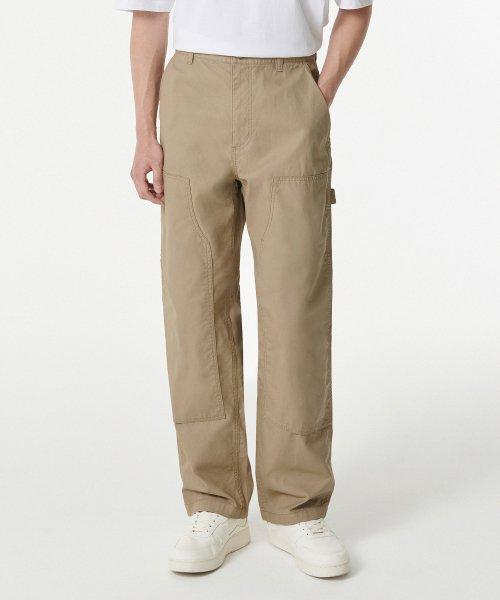 무신사스탠다드 ダブルニー カーペンターパンツ ベージュ