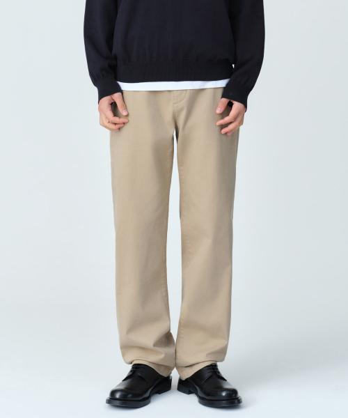 무신사스탠다드 コンフォート ストレート チノパンツ ベージュ