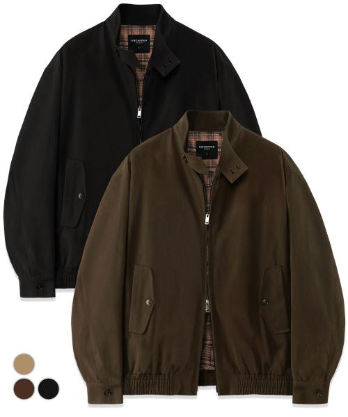 [untabt studio] 2WAY コットン ハリントン ジャケット 3Color MUN083