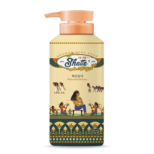 ムグンファ シャワーたび石火山灰ホワイトムスクの香り, 500ml, 1個