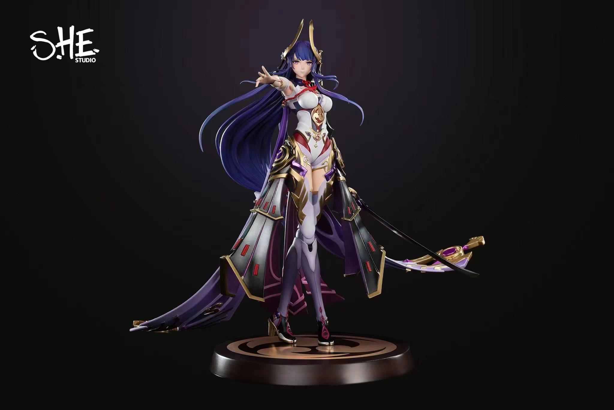 原神 一心浄土 ライデン将軍 美少女 レジンフィギュア スタチュー SHE STUDIO