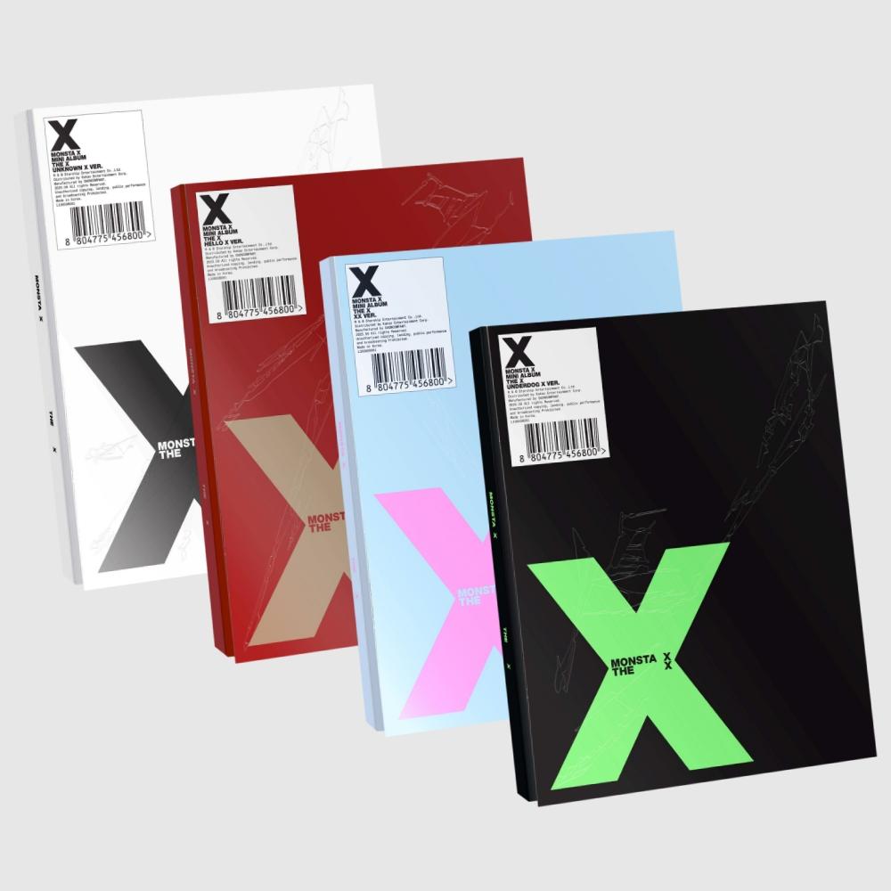 (4種セット) MONSTA X アルバム MONSTA X ミニ13集 THE X