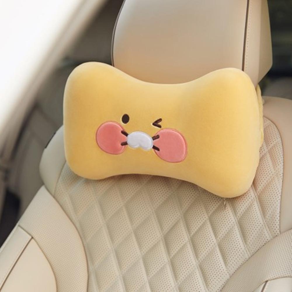 カカオフレンズ チュンシギ 車用メモリーフォームネックピロー 運転席 オフィスチェア