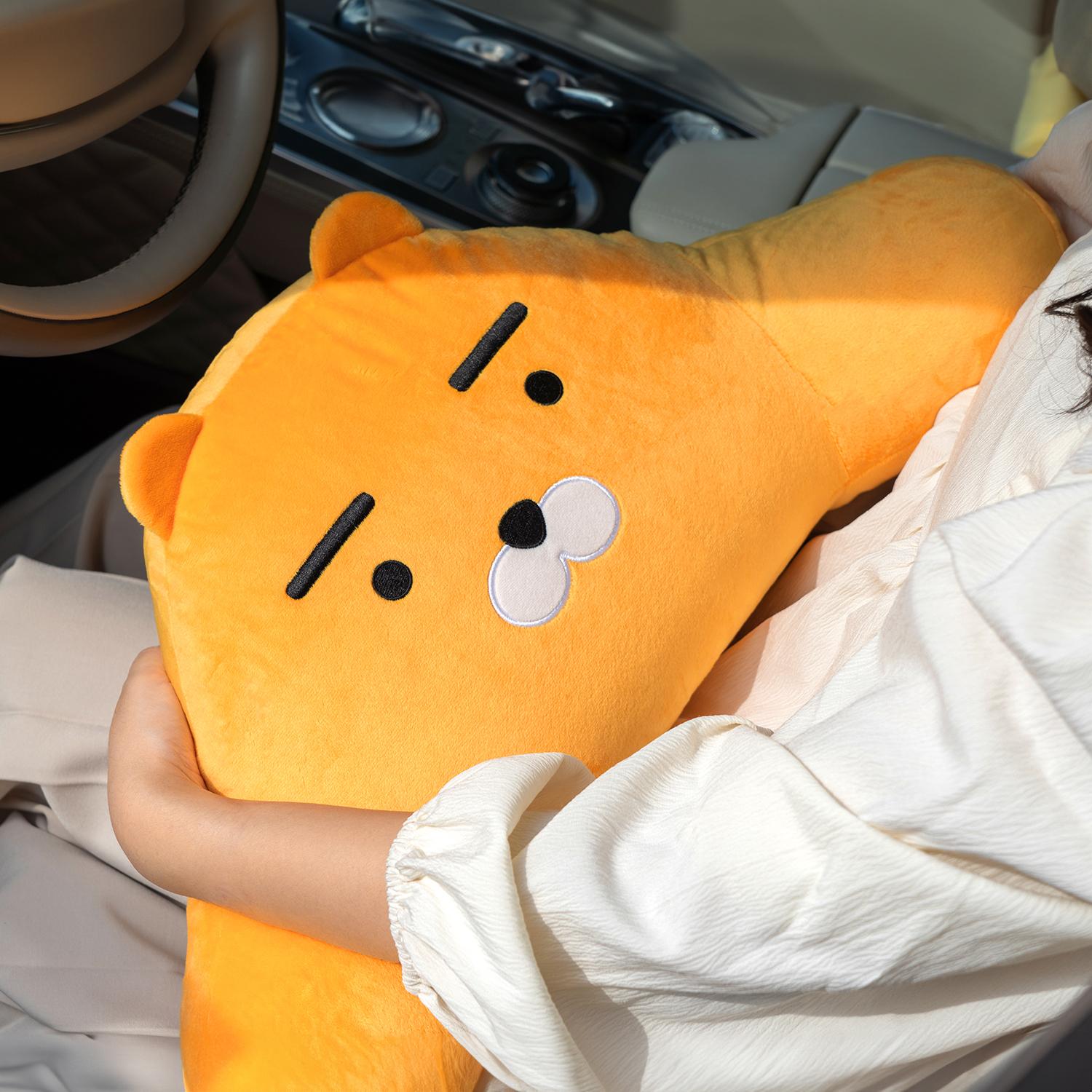 Kakao Friends おんぶ車載背もたれクッション 腰クッション バックレスト (라이언)