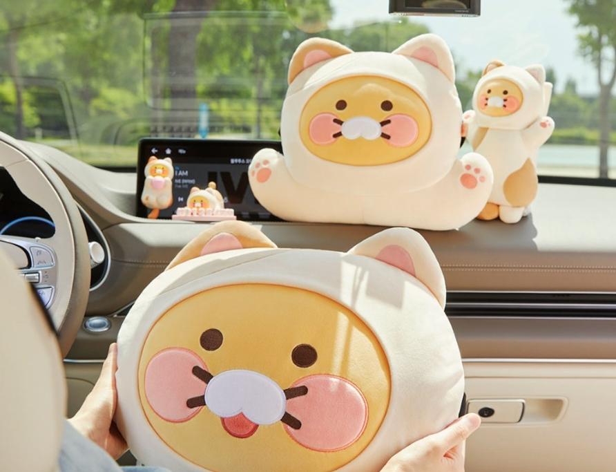 かわいいキュートな Kakao ニャンニャン猫 駐車番号プレート チュンシク Kakao Friends