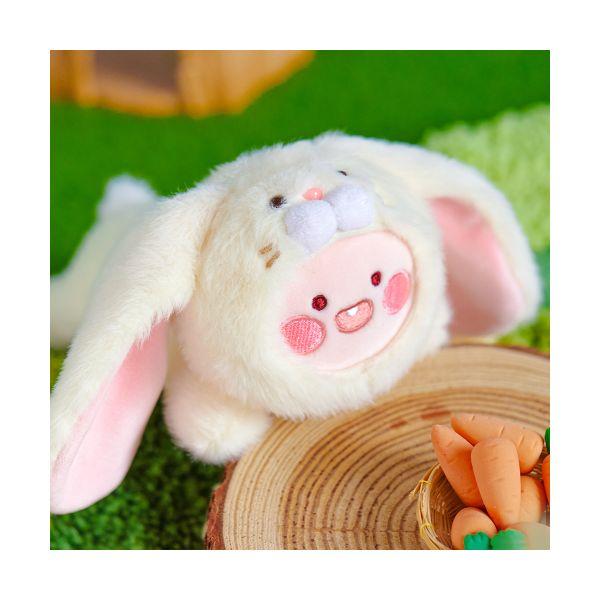 Kakao Friends Friendzoo ふわふわうさぎミニドール リトルアピーチ