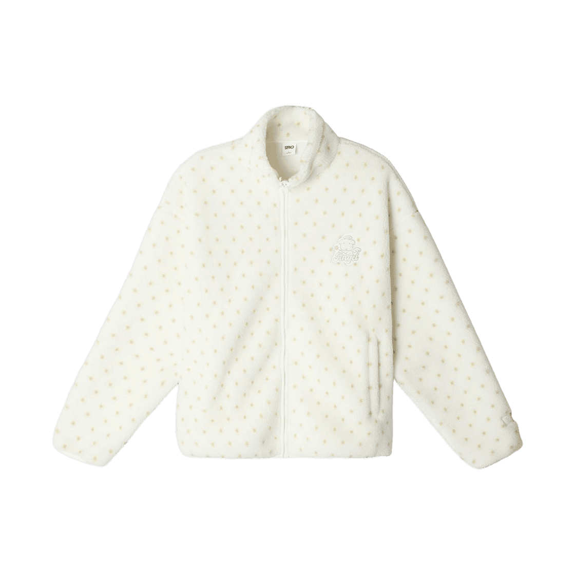 L SPAO x GANADI 天使と悪魔 ボアフリース ホワイト SPFZF4VU02