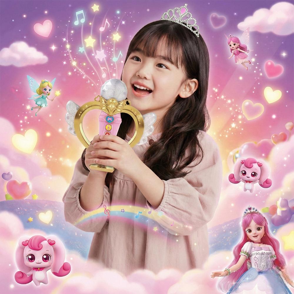 캐치티니핑 사랑의 하츄핑 마이크 극장판 OST 장난감