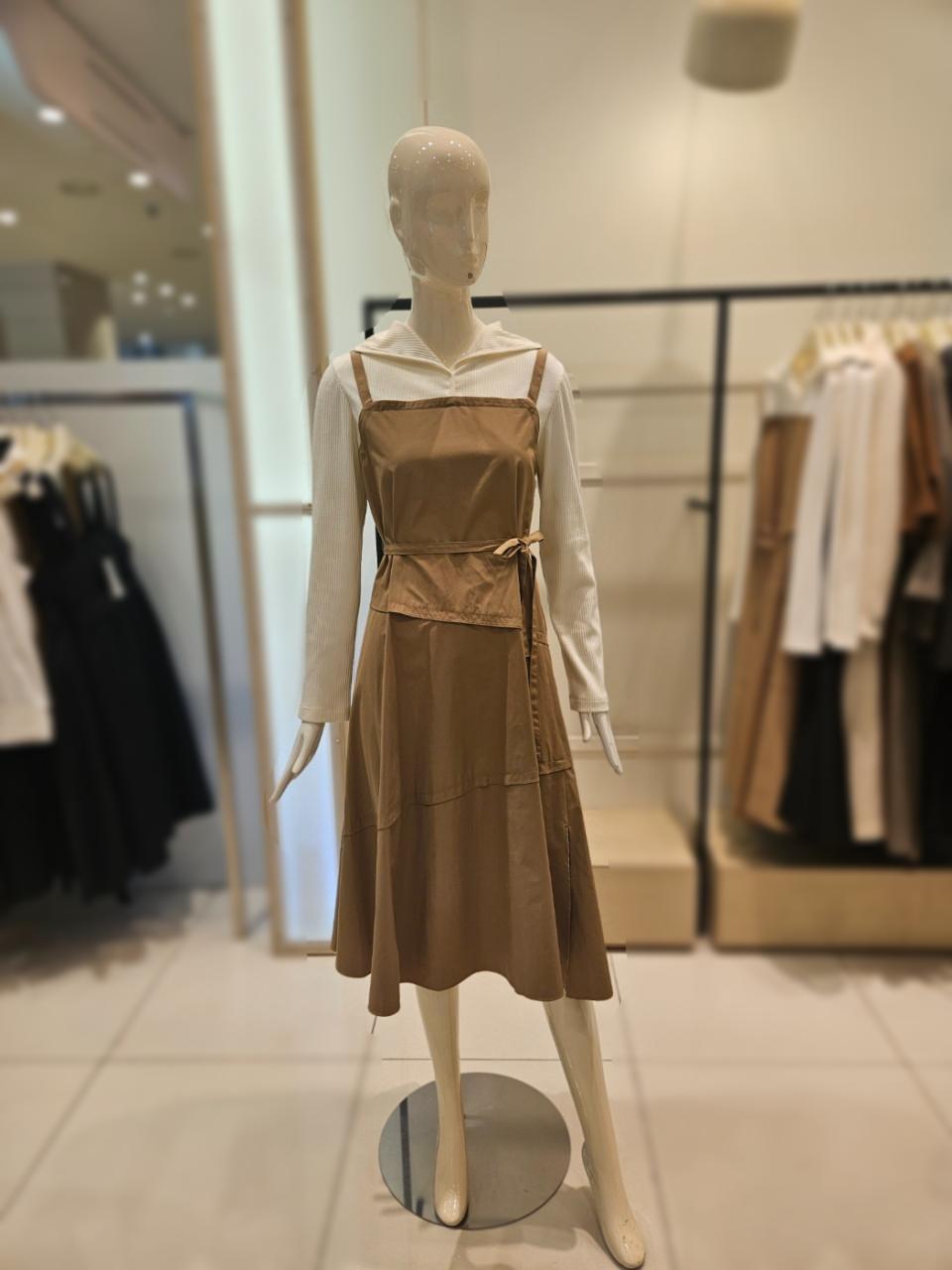 ナイスクラップ ジャージ配色レイヤードワンピース a244pwo902