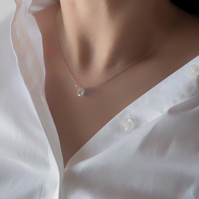 ロール キュービック サージカルスチール ネックレス