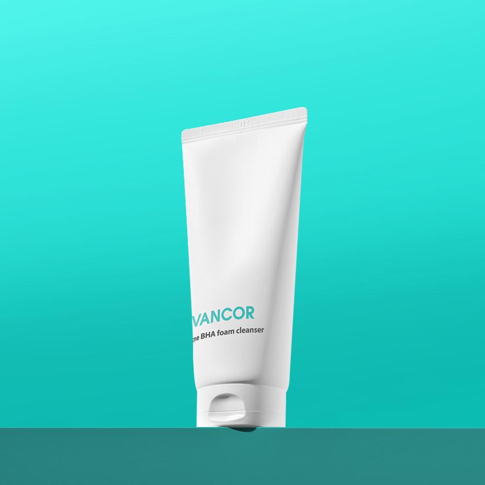 [毛穴洗浄・皮脂洗浄] VANTOR acne BHA フォームクレンザー 弱酸性 クレンジングフォーム