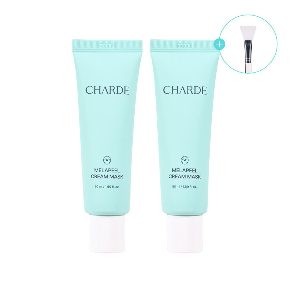 [Gift シリコンブラシ 1個] Shard Melacare Peel Cream Mask 2個 1個入