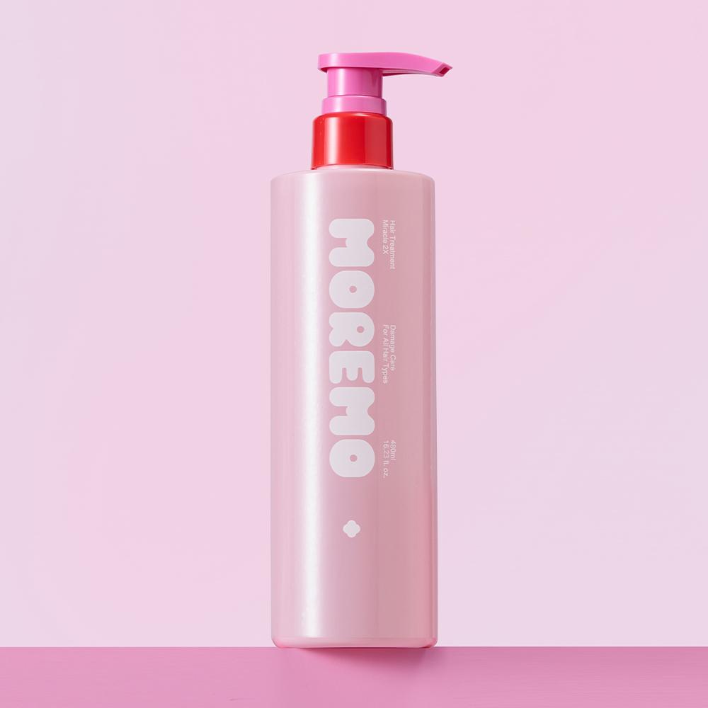 [3種の香り] MOREMO ヘアトリートメント ミラクル 2X プロテインヘアパック 480ml