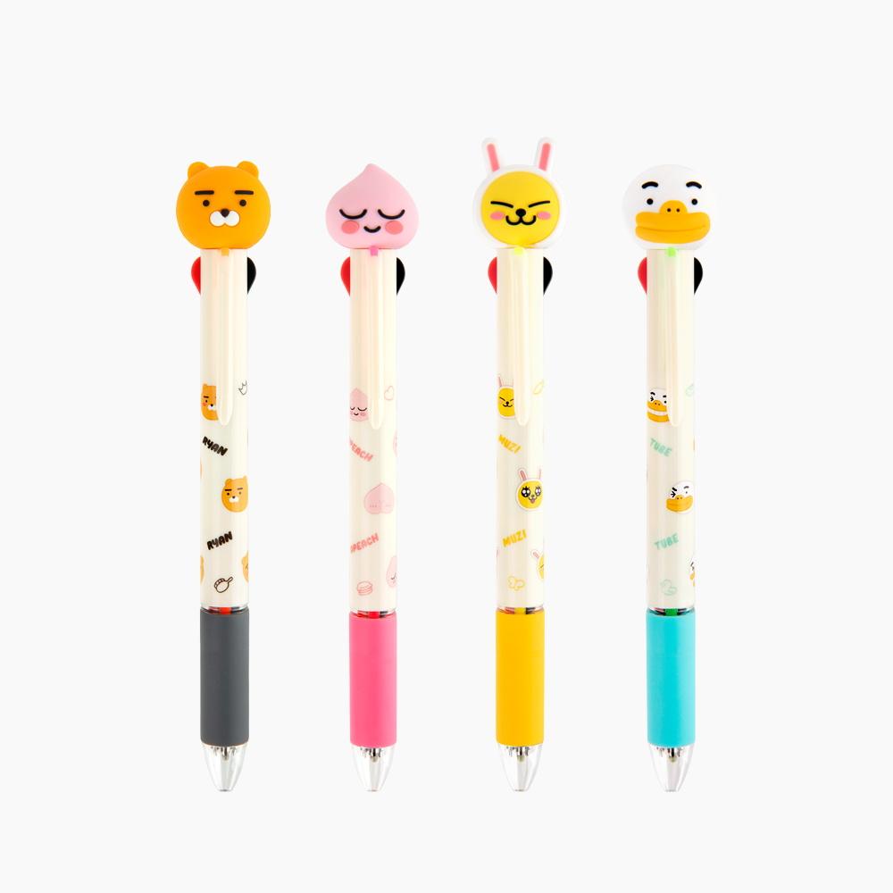 ICONs カカオフレンズ マルチフィギュア 4色ボールペン 0 ライアン 1個