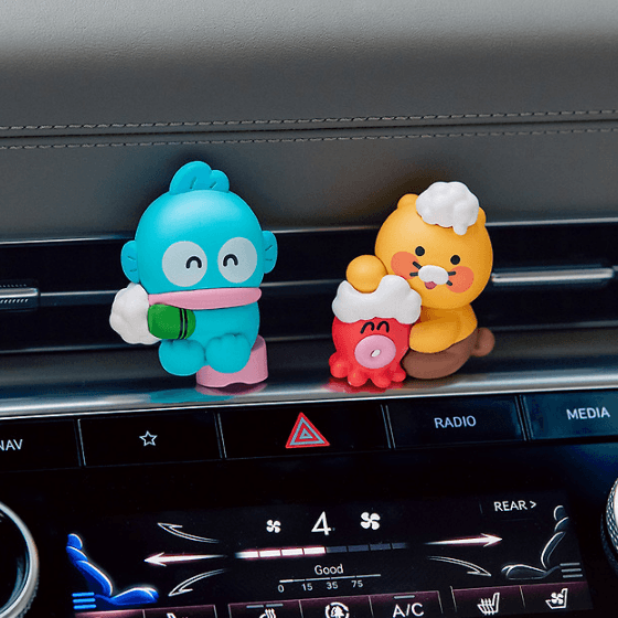 カカオフレンズ ハンギョドン チュンシク 車用芳香剤 フィギュアセット 送風口芳香剤 新車プレゼント