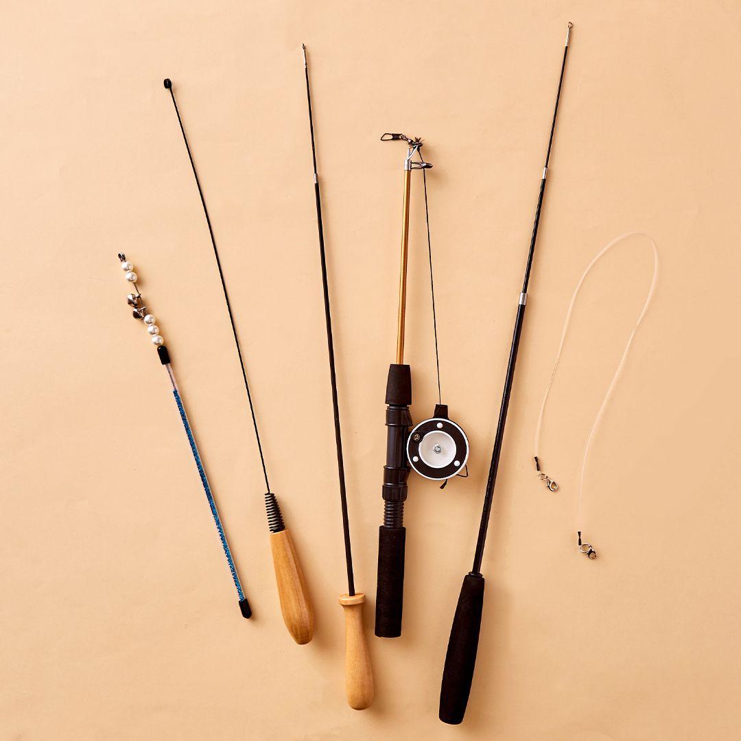 고양이섬 낚시대 베이직 딸랑이/스프링 오뚝이/요술/리얼