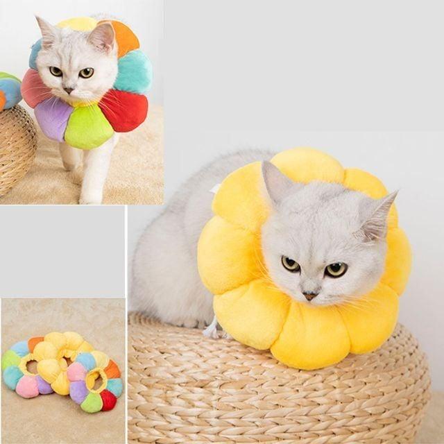 키밍 猫用エリザベスカラー 掻き防止 プロテクター ネックピロー