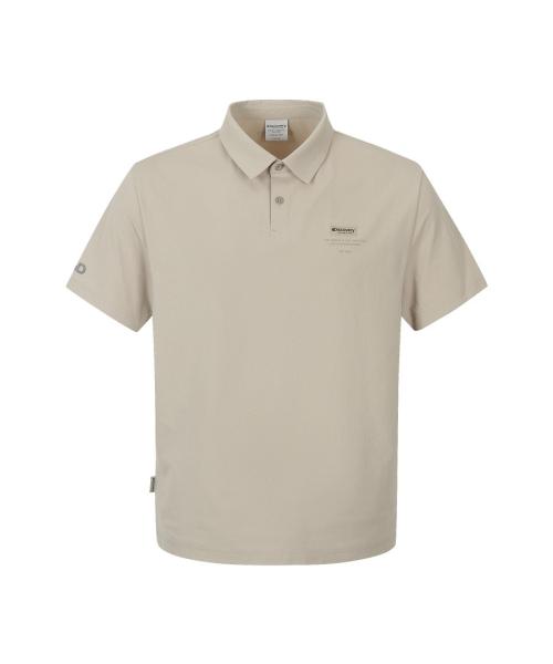 [디스커버리 익스페디션] メンズ ホットメルト カラーTシャツ (BEIGE2) DMTS6K063-BES